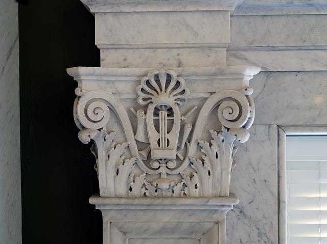 [Second Floor Corridor. Printers' marks+Columns. Detail...