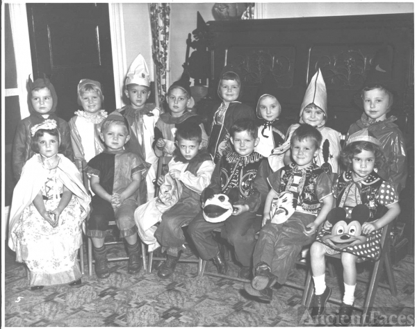1951 Halloween School Party Springfield MA 