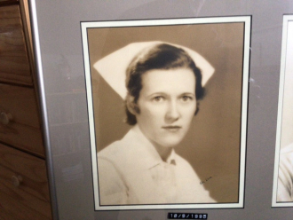 Dorothea Gindele, Doust, Marshall, Whitehurst as a young nurse.