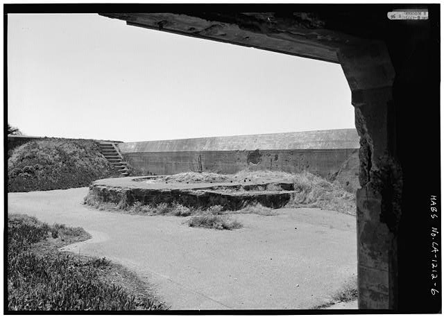 6. DETAIL OF TOP OF GUN EMPLACEMENTS - Presidio of San...