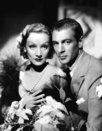 Gary Cooper and Marlene Dietrich