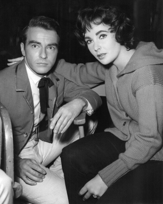 Montgomery Clift and Elizabeth Taylor.