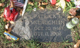 Patrick F McLaughlin-- gravestone
