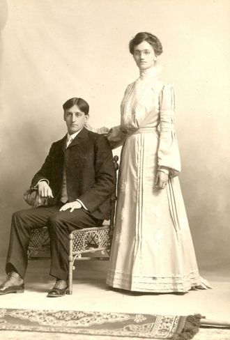 Edwin King & Lizzie Ache wedding 1903