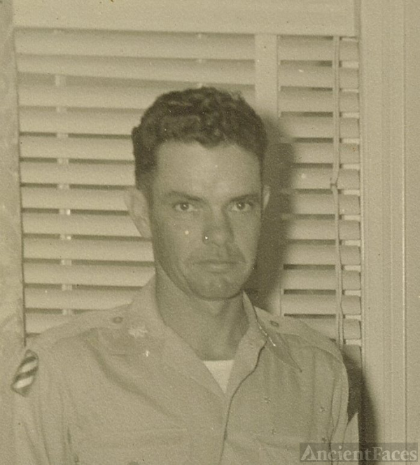 Major Edwin Nichols at Ft. Hood in 1949