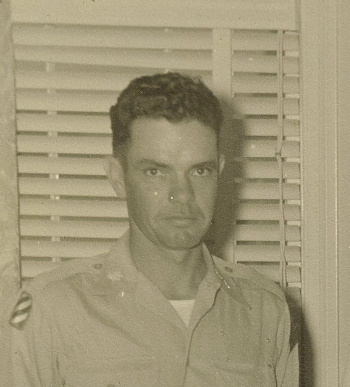 Major Edwin Nichols at Ft. Hood in 1949