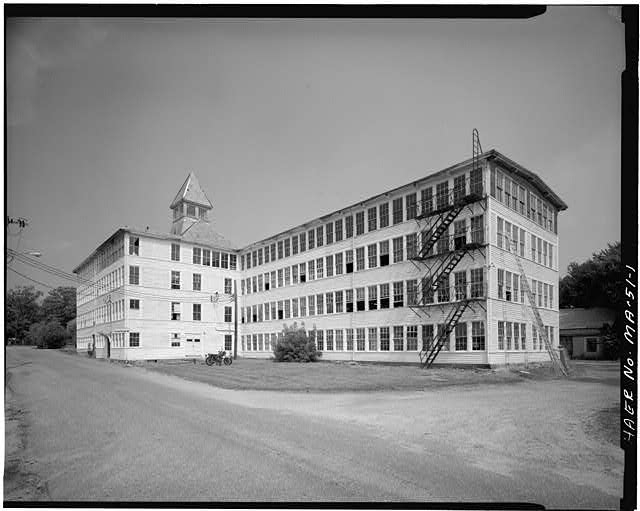 1. General view of the east building of the factory...