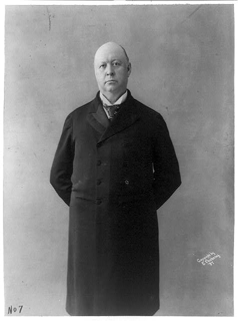 [Thomas Brackett Reed, three-quarter length portrait,...