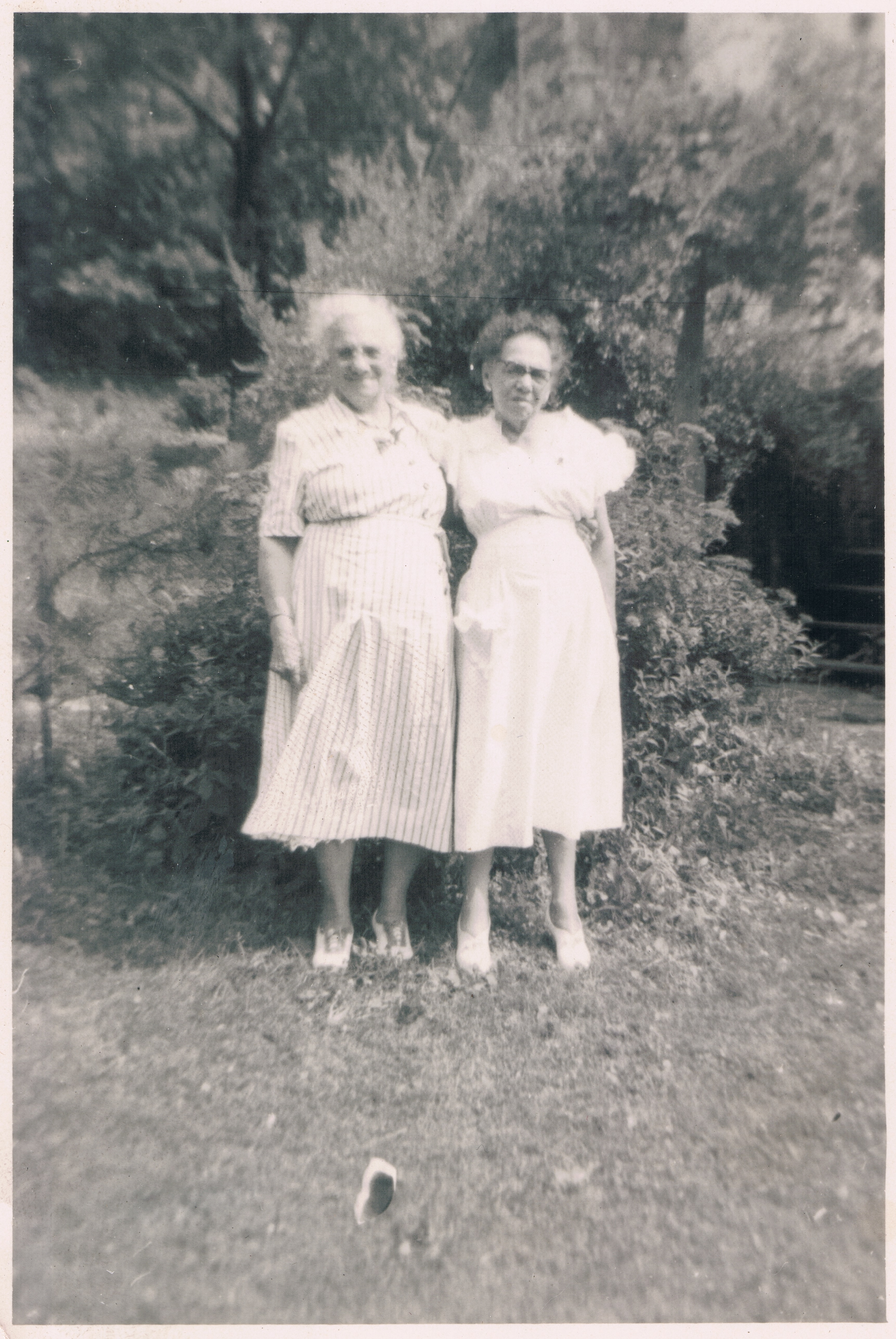 Lavina Baumgardner and Sue Miller