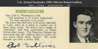Robert Howison Gulliver--U.S., School Yearbooks, 1900-2016(1928)