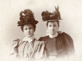 Ladies with fancy hats