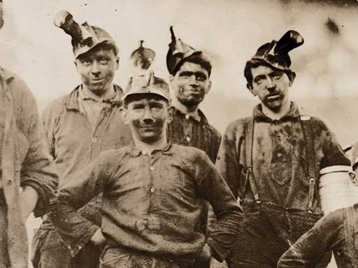 Miners in Barnesville Virginia - 1908