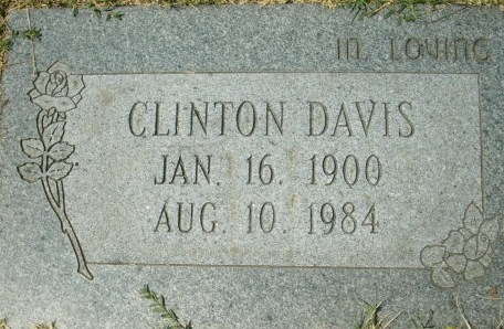 Clinton Davis gravesite