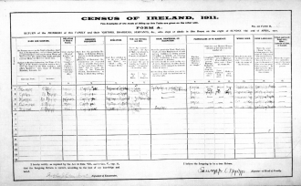 James E. Hehir--Ireland, Census, 1911