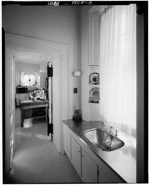 8. Pantry, showing copper sink; looking SSW. (Ryan) -...