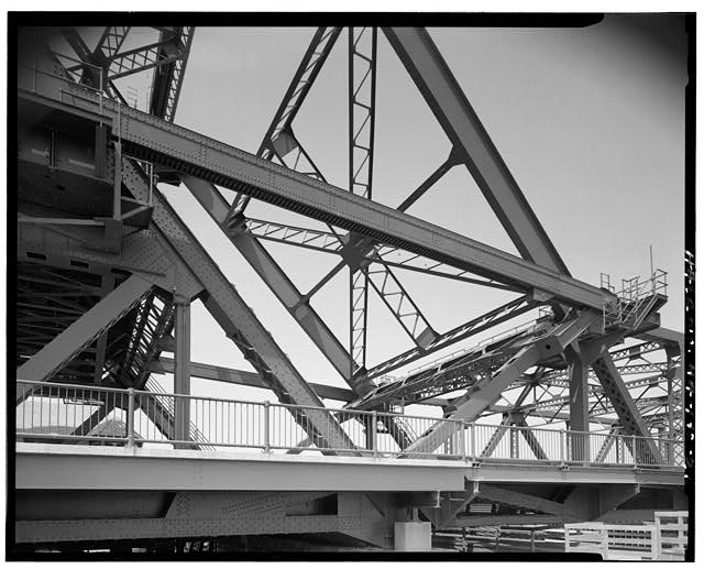 20. View showing connection of lattice posts, struts,...