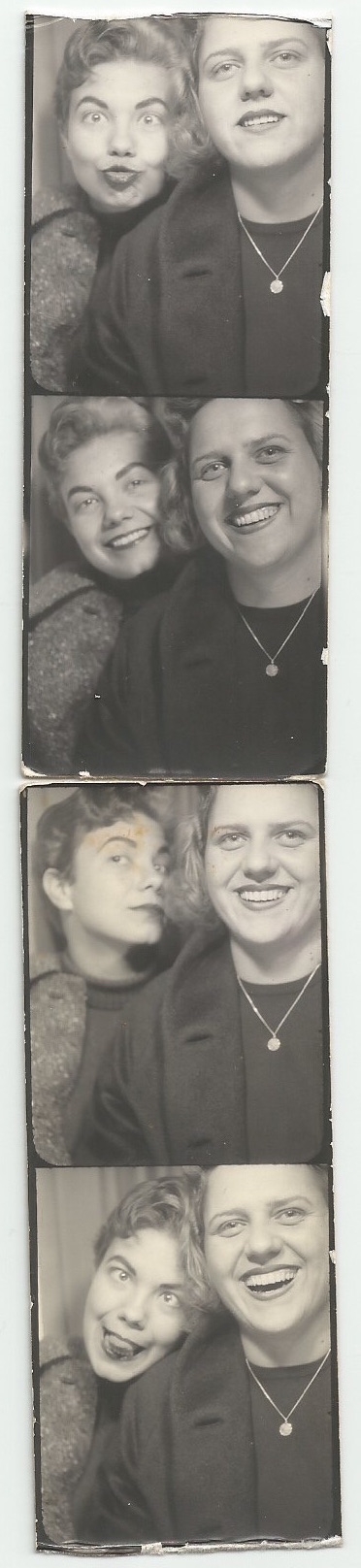 Sarah Ann Lipham (L) & unknown friend