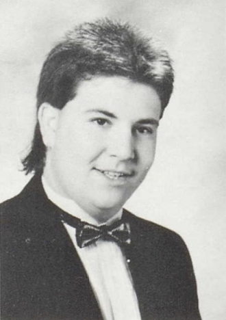Scott Overby 1993 Alma High School yearbook photo