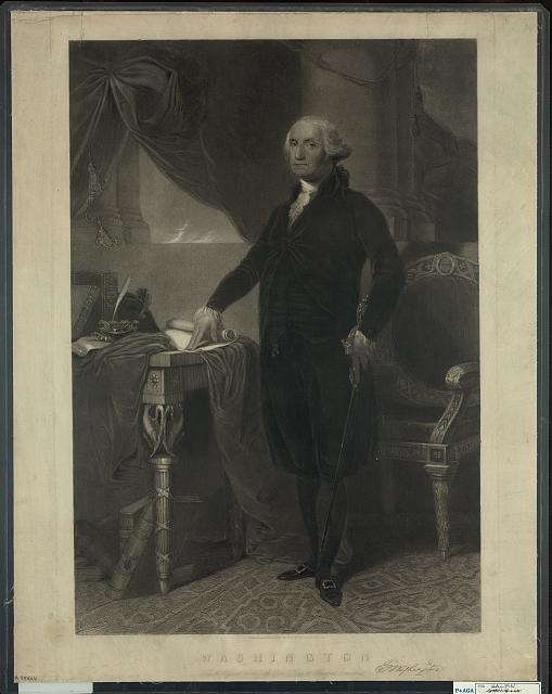 Washington, from the original picture in the state house...
