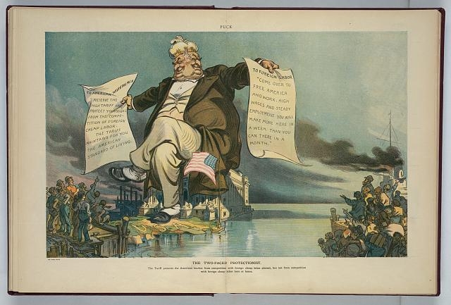 The two-faced protectionist / Kep.