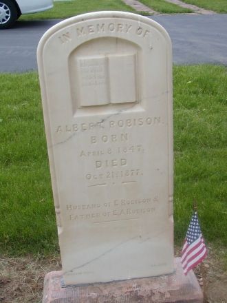 Gravestone of Albert Robison