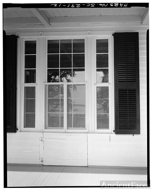 12. TRIPLE WINDOW, FIRST FLOOR, SOUTH SIDE. Typical for...