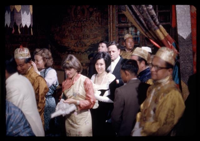 [Guests at the coronation of King Palden Thondup Namgyal,...
