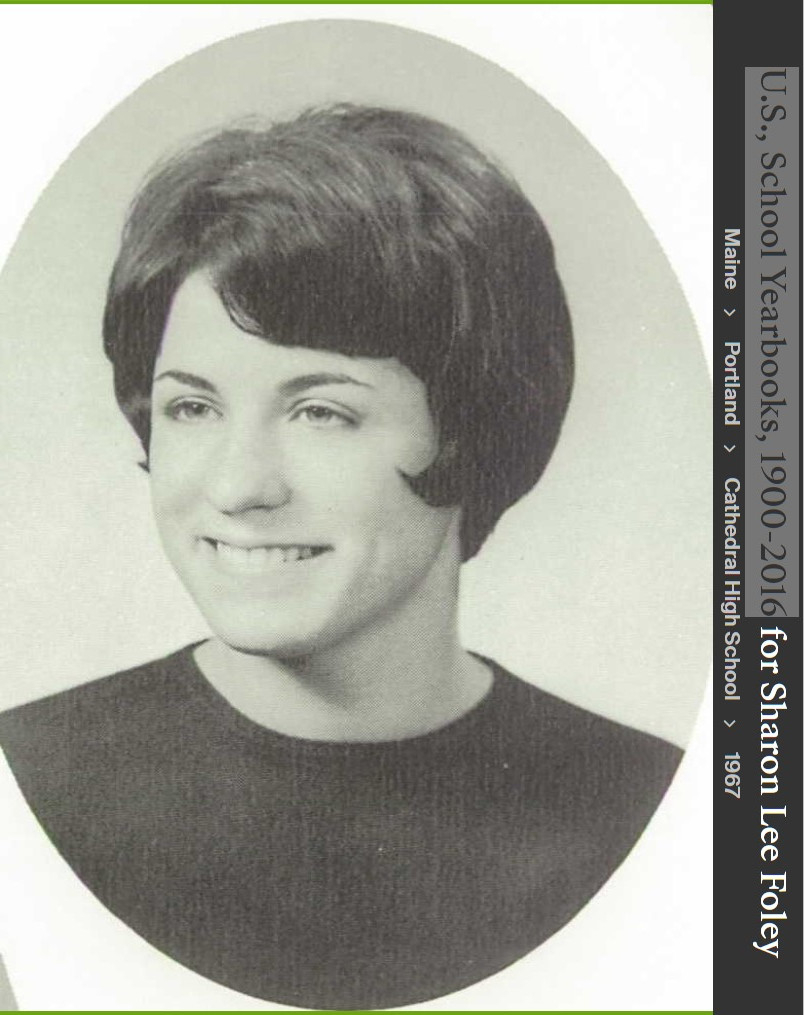 Sharon Lee Foley-McCarthy--U.S., School Yearbooks, 1900-2016(1967)a