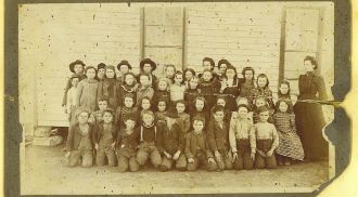School photo, probably northern panhandle of TX