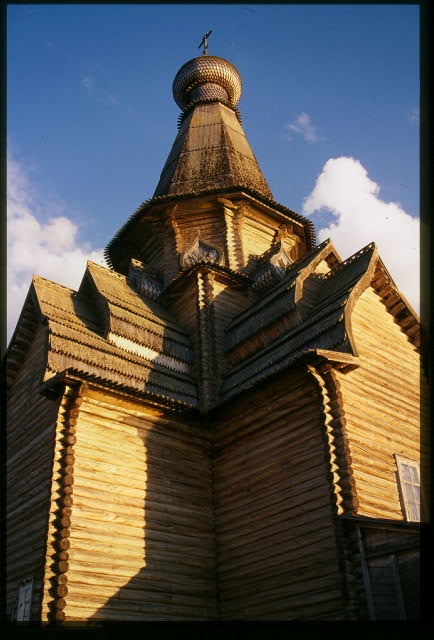 Church of the Dormition (1674), northeast view, Varzuga,...