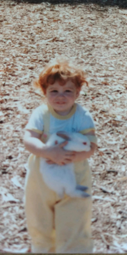 Amy and bunny