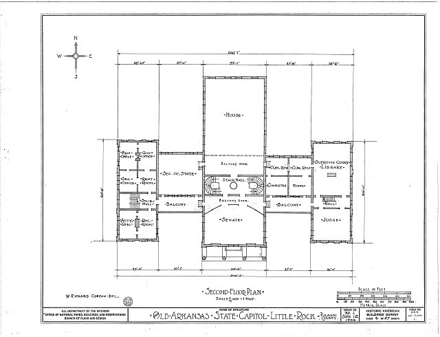 HABS ARK,60-LIRO,1- (sheet 4 of 27) - Old State Capitol...
