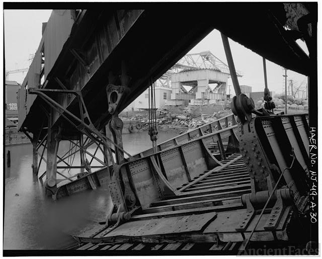 30. DETAIL OF COLLAPSED BRIDGE NO. 14 SUSPENSION...