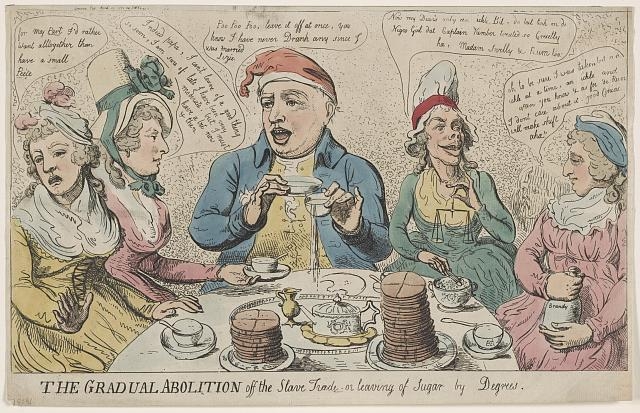 The gradual abolition off the slave trade or leaving of...
