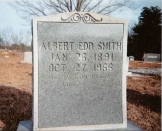 Headstone of Albert Edd Smith