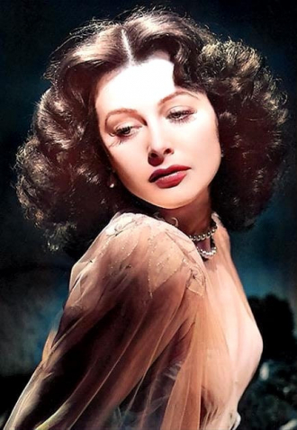 Gorgeous and talented and brilliant Hedy Lamarr.