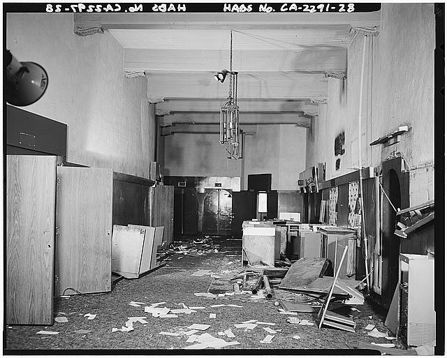 28. March. FOYER, LOOKING WEST - Whittier Theatre,...