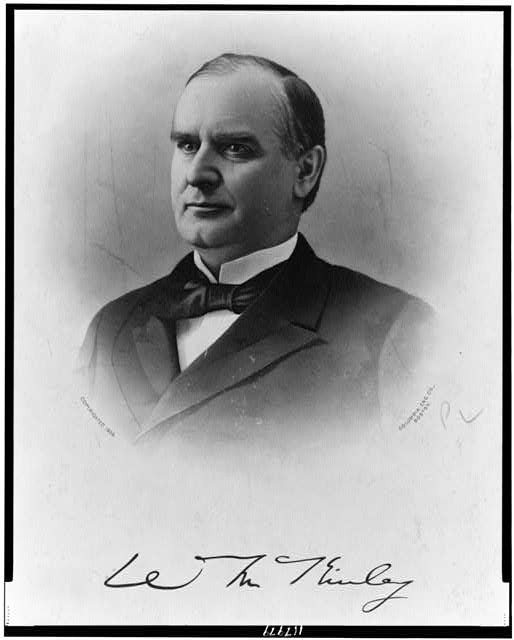 [President William McKinley, head-and-shoulders print,...