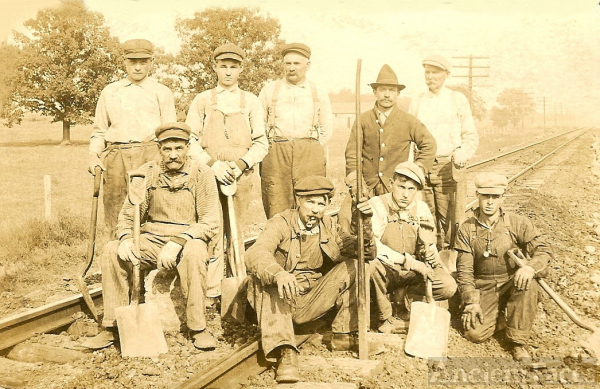 Erie RR crew Uniondale,Wells, IN 