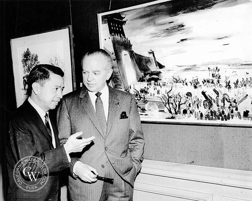 Dong Kingman and Samuel Bronston