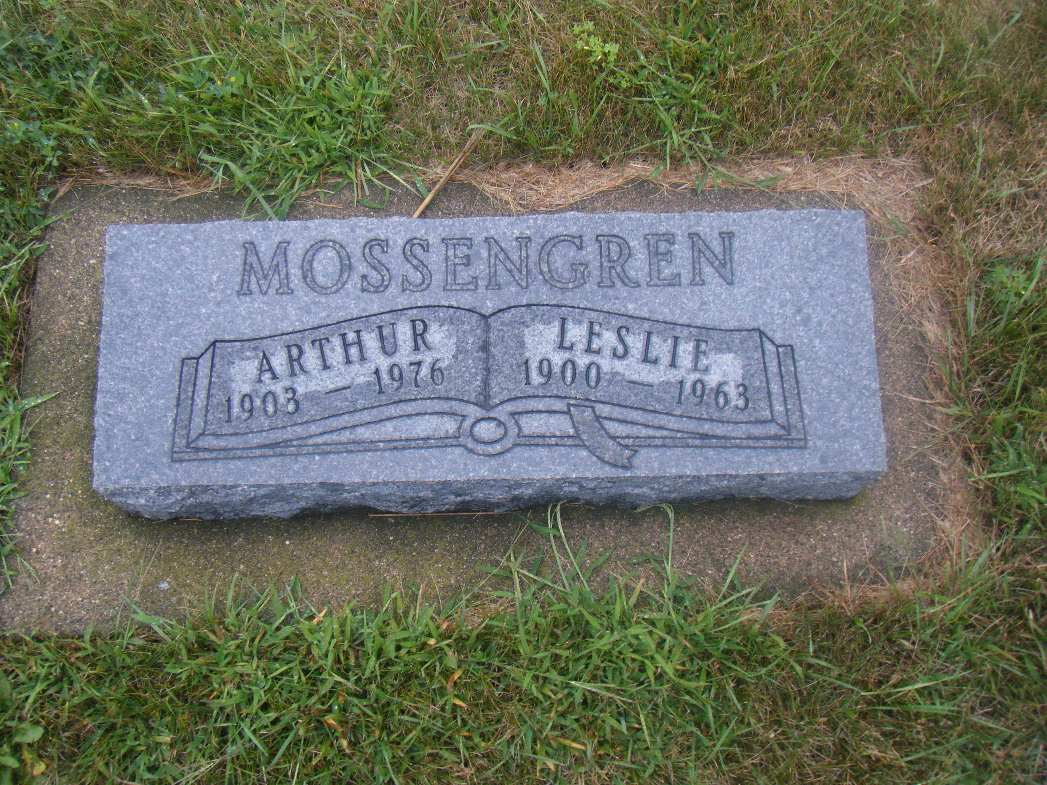 Leslie Florintine David Mossengren Gravesite