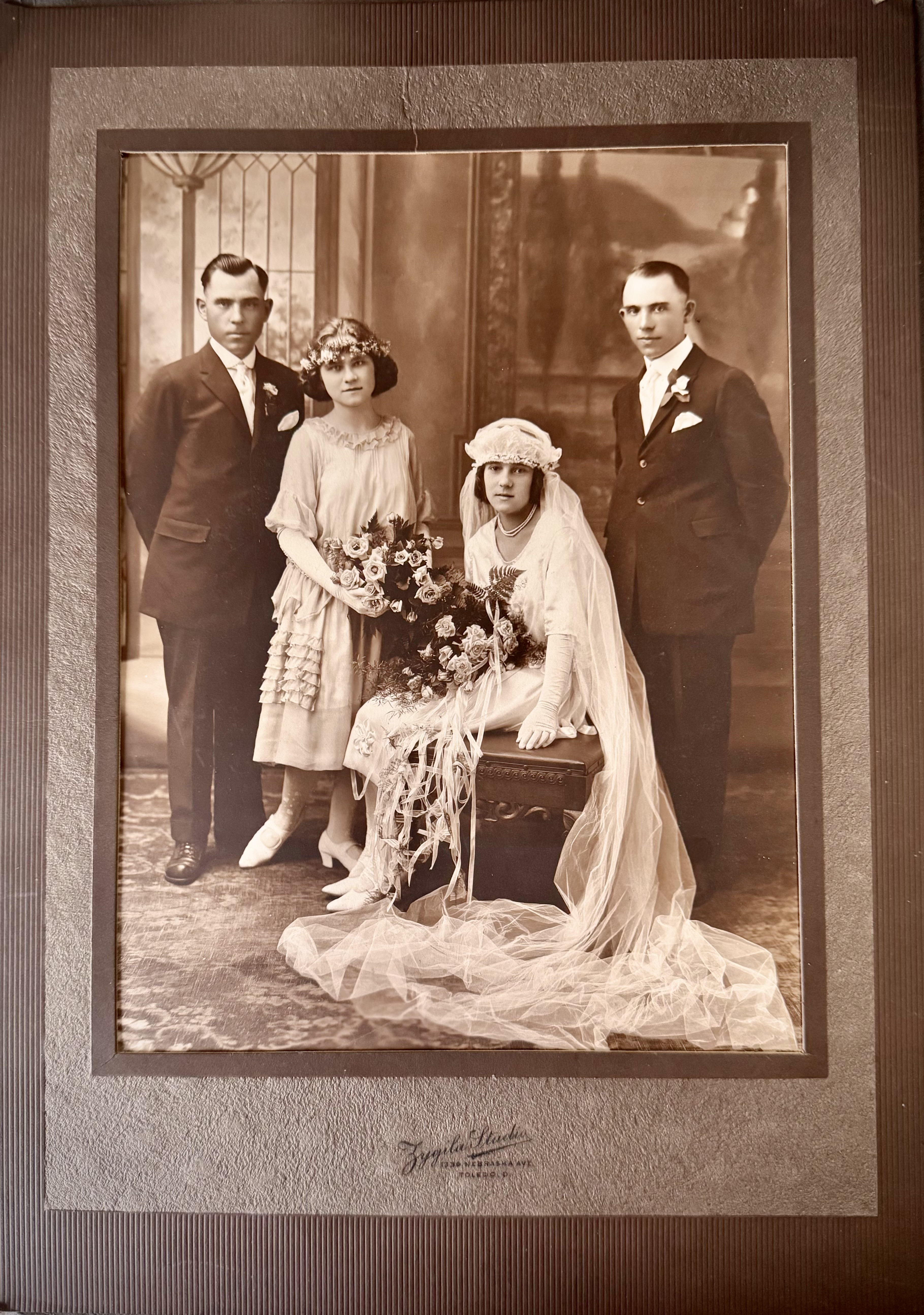 1920s wedding, Zygila Studio In Toledo, OH