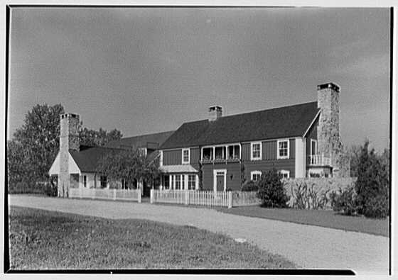 C. Maury Jones, residence in Peapack, New Jersey. General...