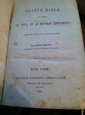 Daumal family Bible