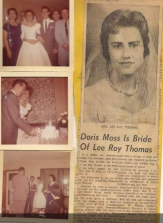 The Wedding of Doris and Lee Roy Thomas