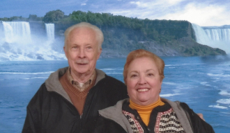 Jim and Amanda at Niagara Falls.