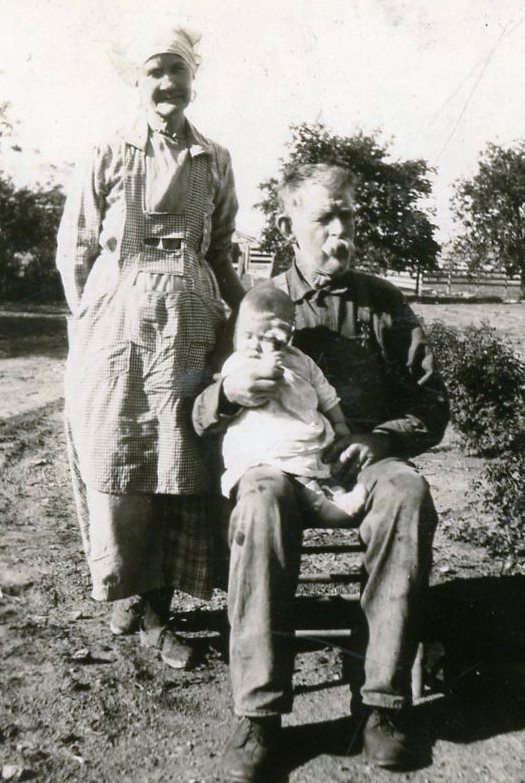 Unknown grandparents and baby in Oklahoma