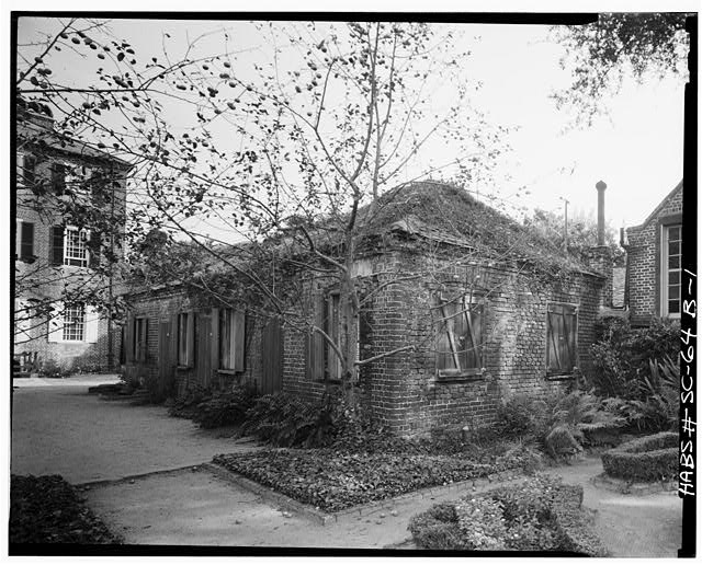 1. GENERAL VIEW OF STABLE BUILDING - Thomas Heyward, Jr....