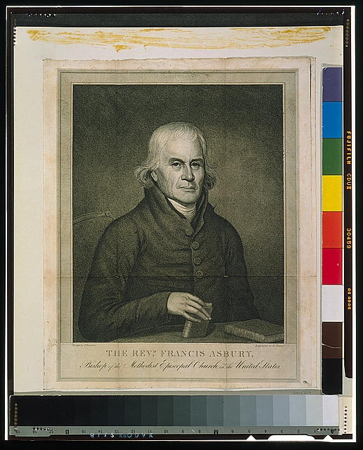 The Revd. Francis Asbury, Bishop of the Methodist...
