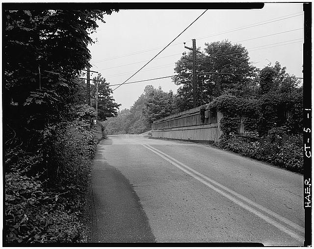 1. Approach to bridge looking N. - Beachside Avenue...